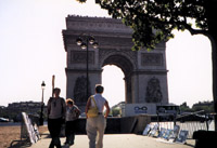 An underground tunnel leading to a big archway.